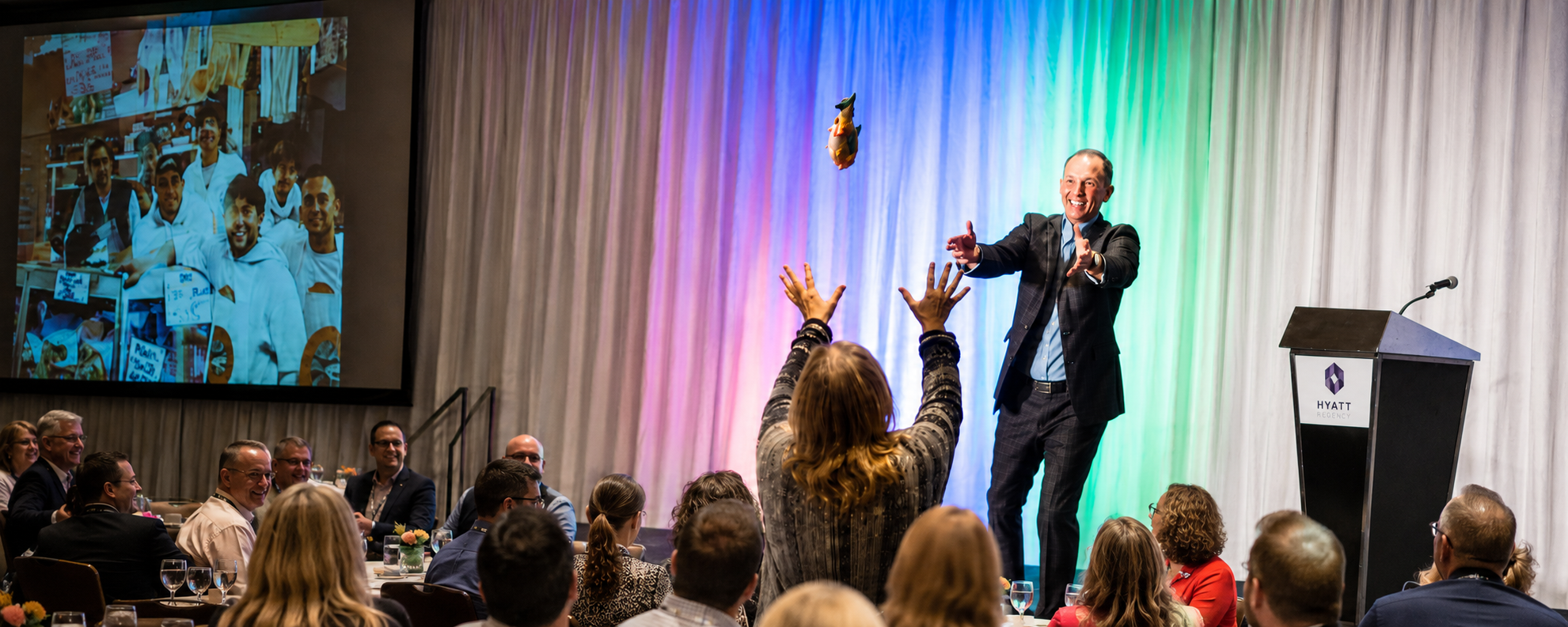 Dr. Kevin C. Snyder on stage