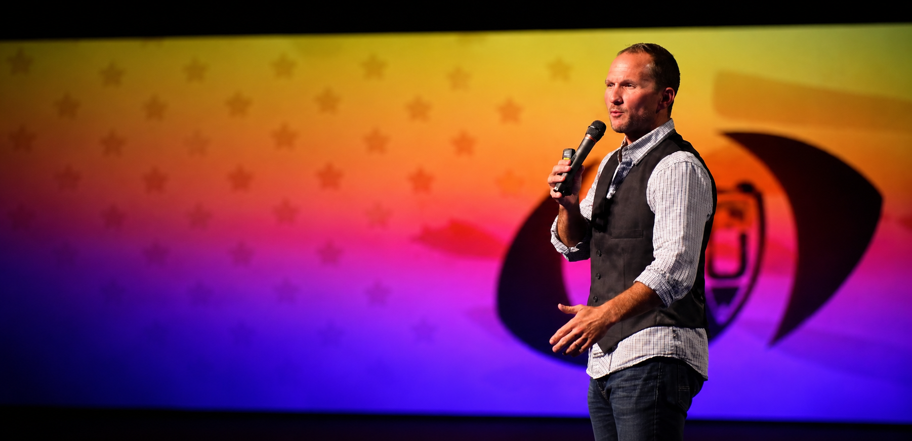 Dr. Kevin C. Snyder on stage