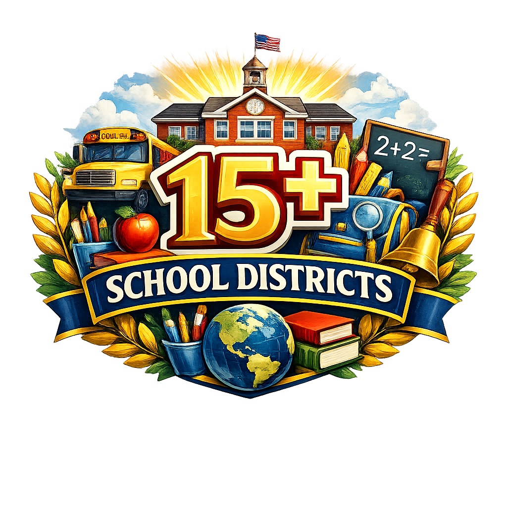 15+ School Districts
