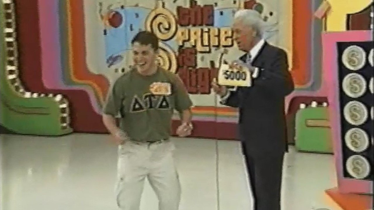 Kevin on stage during The Price is Right